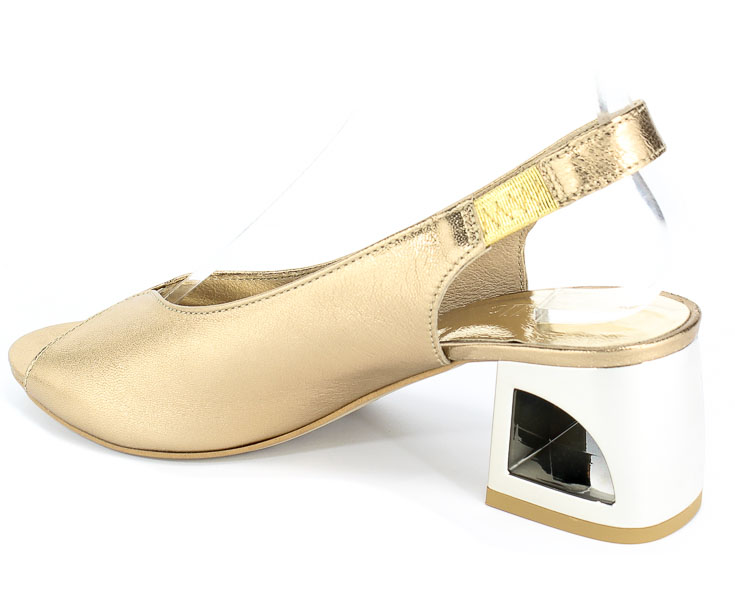 Sandały CheBello 2291-102-000-PSK-S22 Złoty