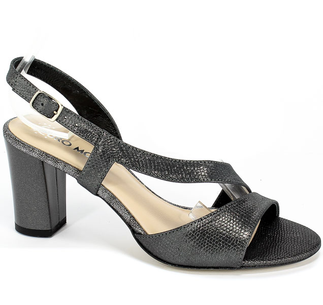 Sandały Lucca 3086 Szaro Srebrny