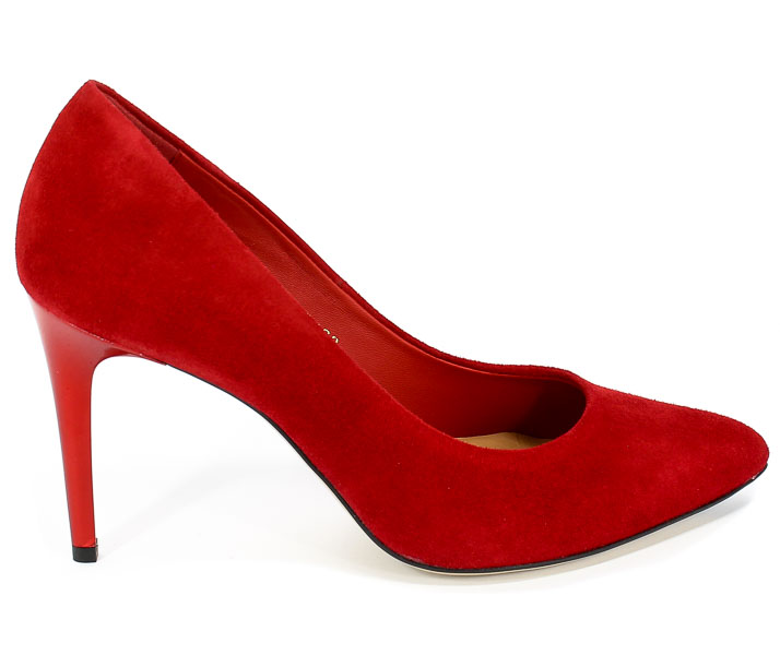 Czółenka Visconi 7260391/916 Rosso Wel Czerwony