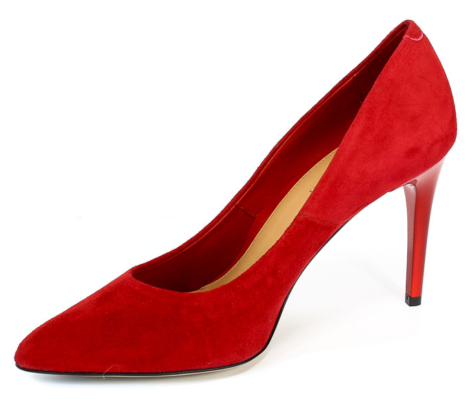 Czółenka Visconi 7260391/916 Rosso Wel Czerwony