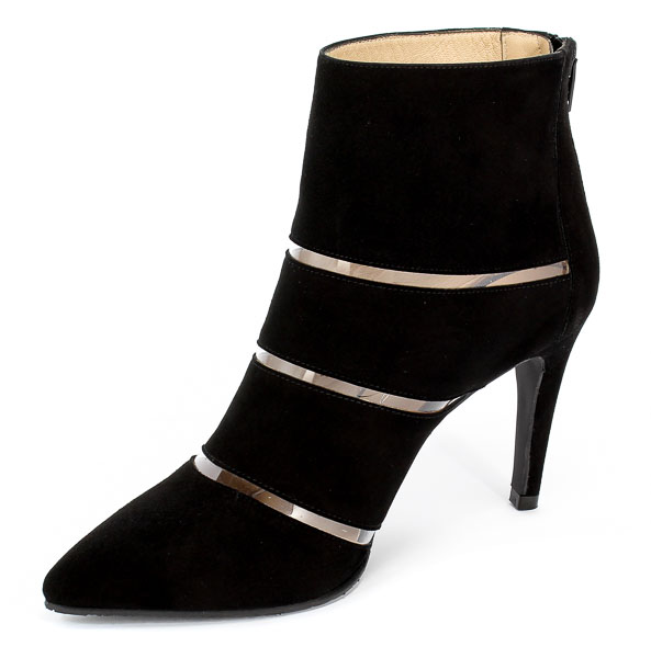 Botki Brenda Zaro T3436 Velour Black