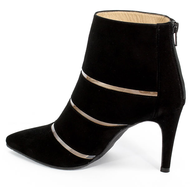 Botki Brenda Zaro T3436 Velour Black
