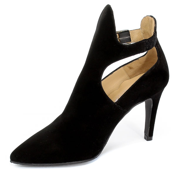 Botki Letnie Brenda Zaro T3439 Suede Black