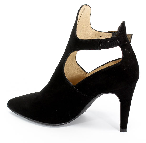 Botki Letnie Brenda Zaro T3439 Suede Black
