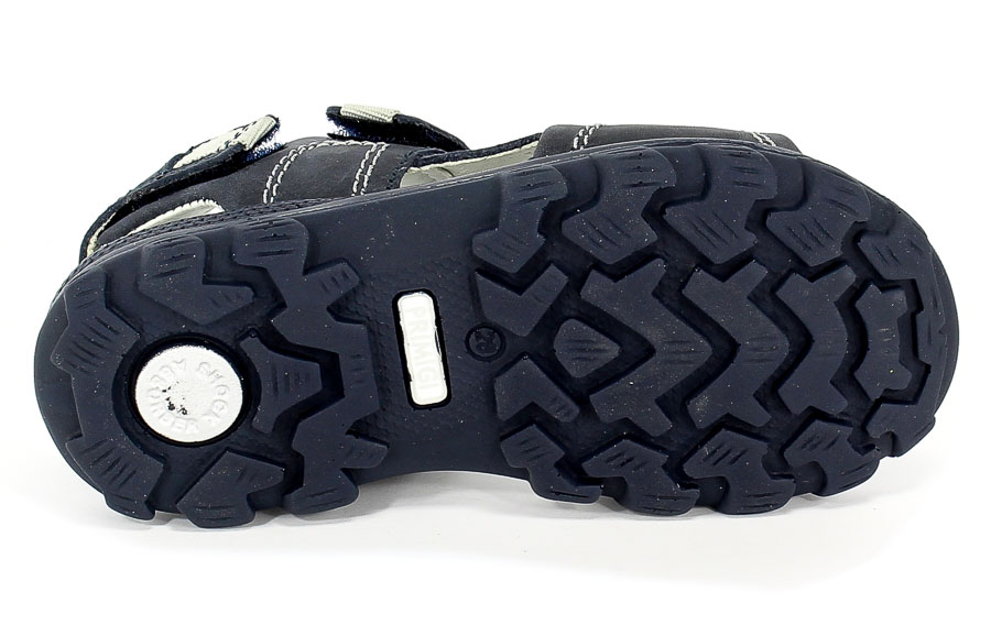 Sandały Primigi 3396111 Nabuk Storm/Blu Chia r.25-30