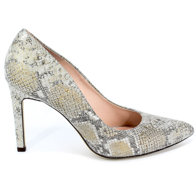 Czółenka Bravo Moda 1373 Boa Grey