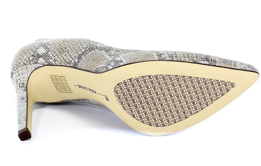 Czółenka Bravo Moda 1373 Boa Grey