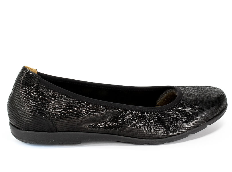 Baleriny Caprice 9-22150-23 010 Black Reptile