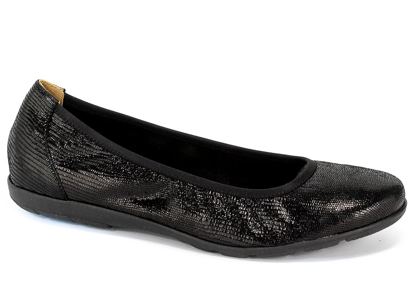Baleriny Caprice 9-22150-23 010 Black Reptile