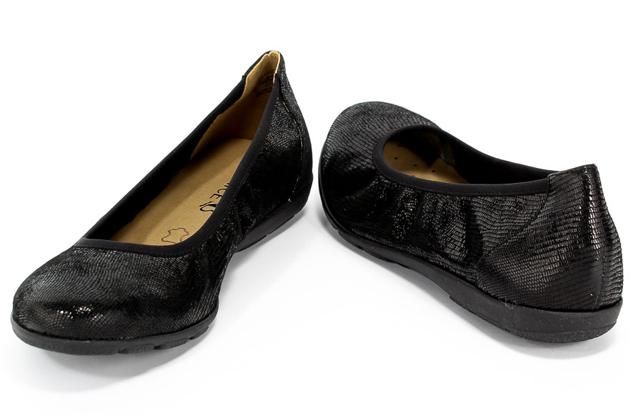 Baleriny Caprice 9-22150-23 010 Black Reptile