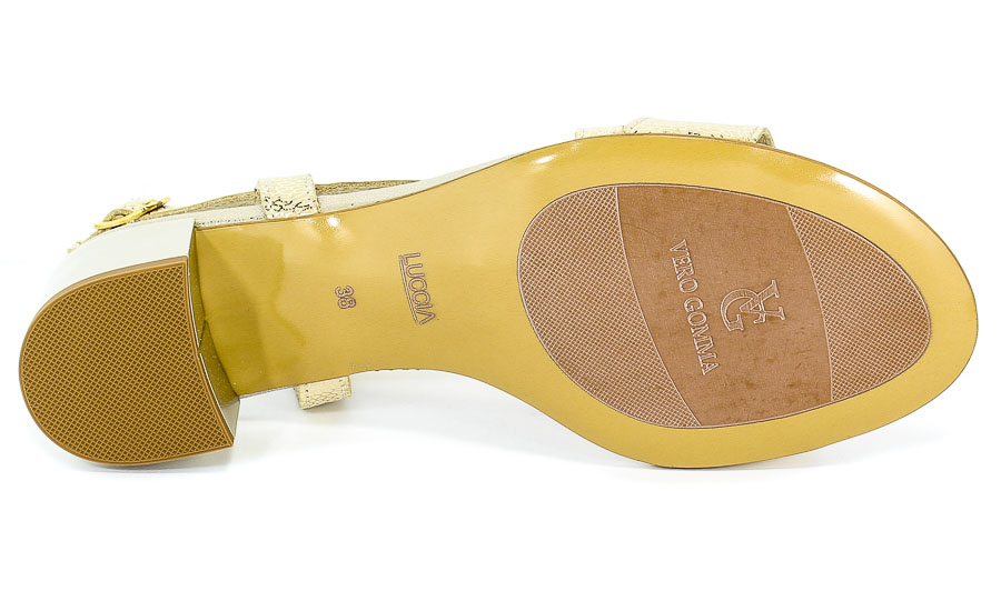 Sandały Lucca 707521 Złote Cętki