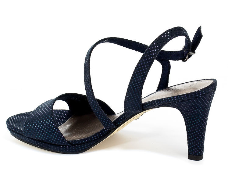Sandały Tamaris 1-28318-22 888 Navy Dots Granat