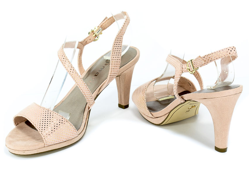 Sandały Tamaris 1-28318-22 967 Rose Dots Róż
