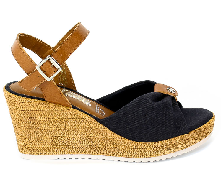 Sandały Tamaris 1-28341-22 804 Navy/Cognac Granatowy
