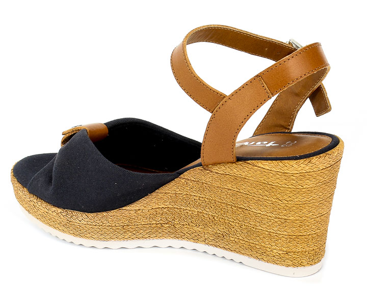 Sandały Tamaris 1-28341-22 804 Navy/Cognac Granatowy
