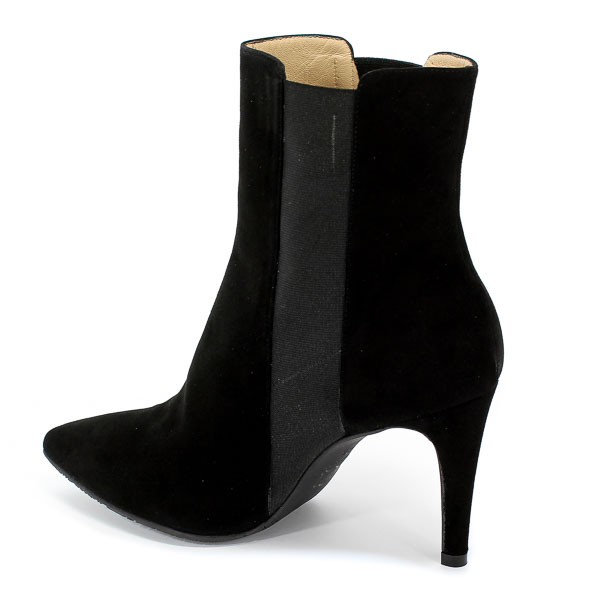Botki Brenda Zaro T3443 Velour Black Czarny