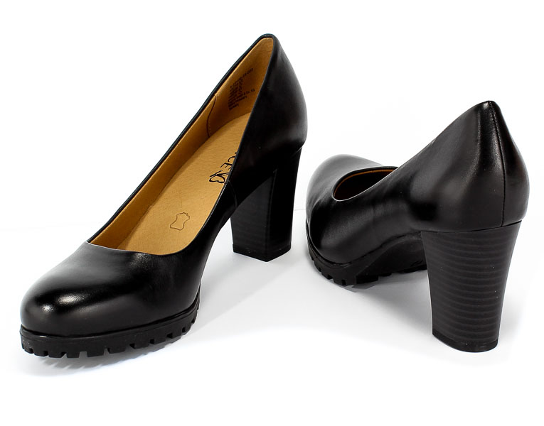 Czółenka Caprice 9-22406-23 022 Black Nappa Czarny