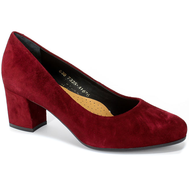 Czółenka Visconi 7325020/205 Bordo wel