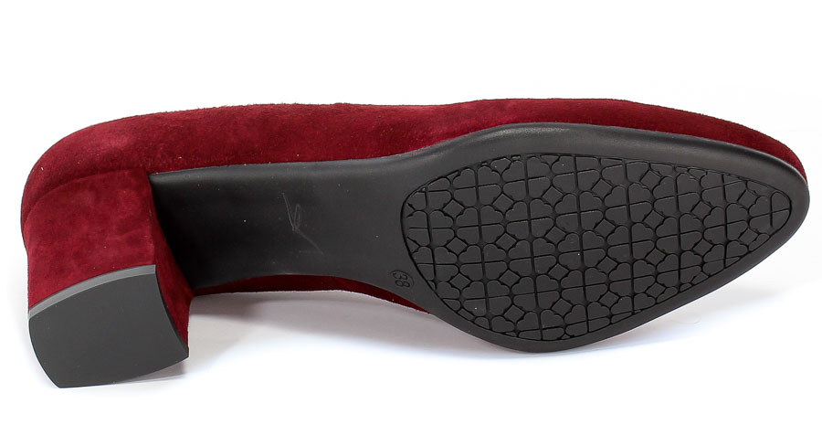 Czółenka Visconi 7325020/205 Bordo wel