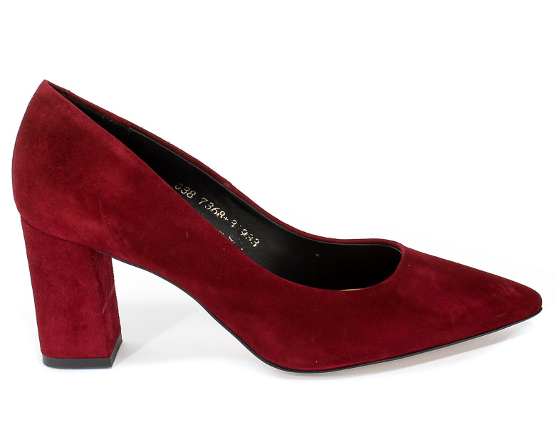 Czółenka Visconi 7368259/896 Bordo wel