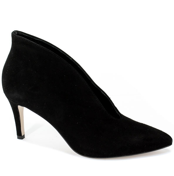 Botki Bravo Moda 1756 Czarny zamsz