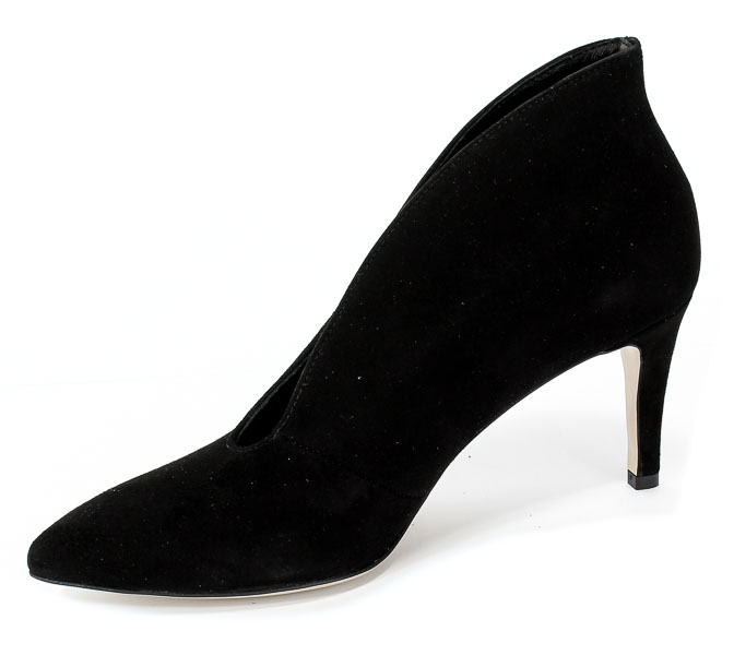 Botki Bravo Moda 1756 Czarny zamsz