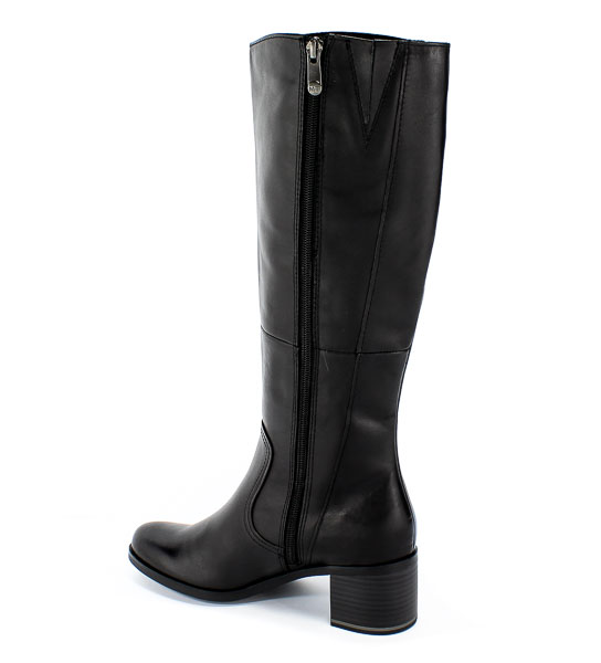 Kozaki Marco Tozzi 2-25525-23 002 Black Antic Czarny