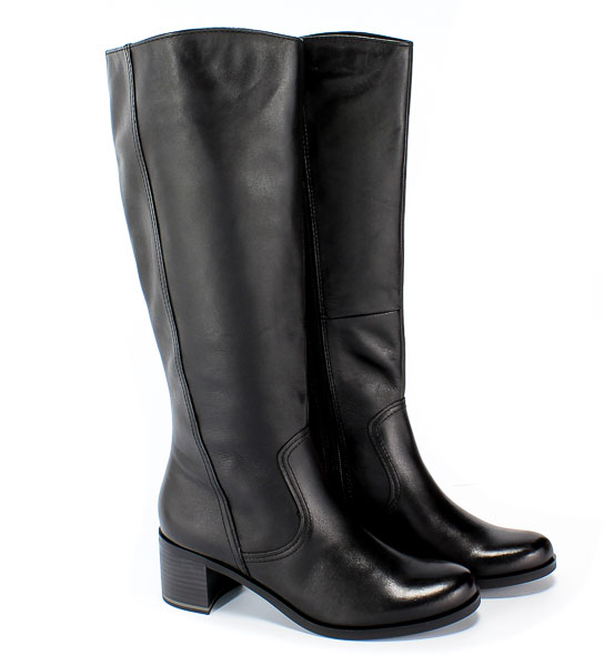 Kozaki Marco Tozzi 2-25525-23 002 Black Antic Czarny