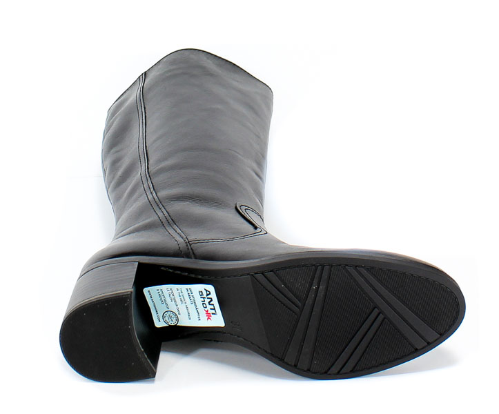 Kozaki Marco Tozzi 2-25525-23 002 Black Antic Czarny