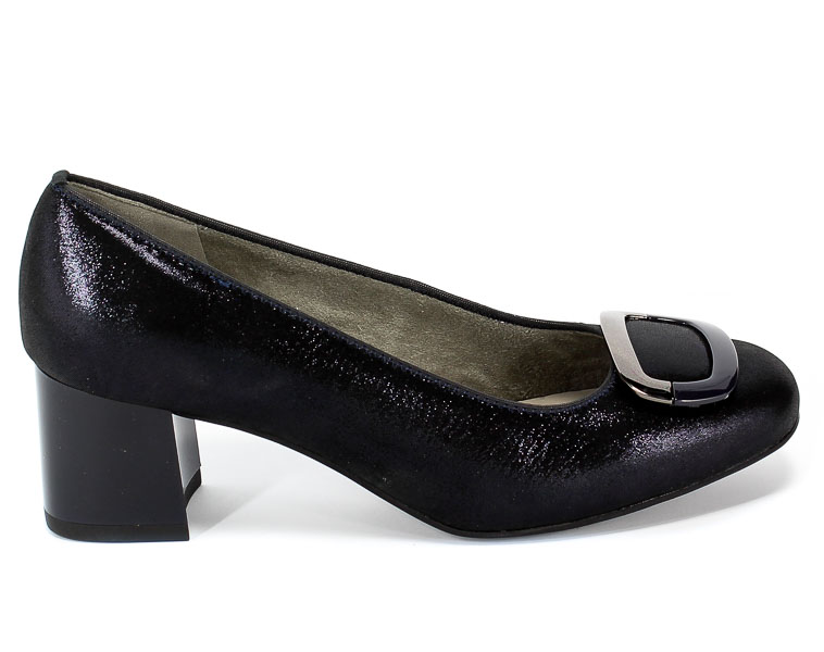 Czółenka Ara 12-35534-76 Satinocalf Blau Granat