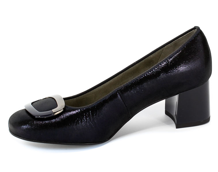 Czółenka Ara 12-35534-76 Satinocalf Blau Granat