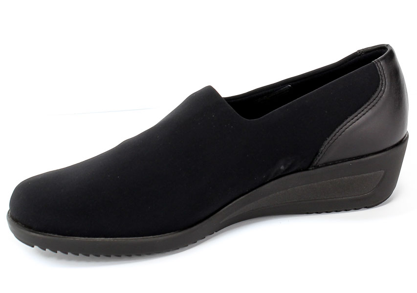 Półbuty Ara 12-40619-06 Hydro-T-Stretch Hydronappa Schwarz Czarny