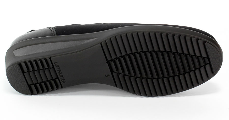 Półbuty Ara 12-40619-06 Hydro-T-Stretch Hydronappa Schwarz Czarny