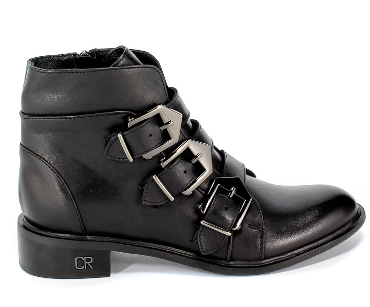 Botki Carinii B5202-E50-000-000-C58 Czarny