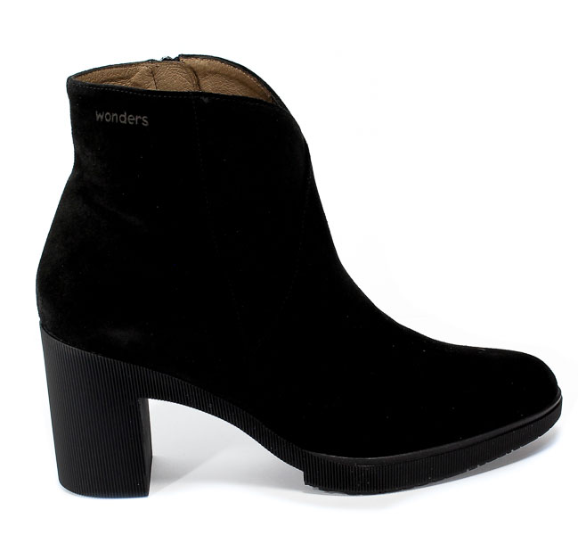 Botki Wonders M-3727 Veldry Negro Czarny