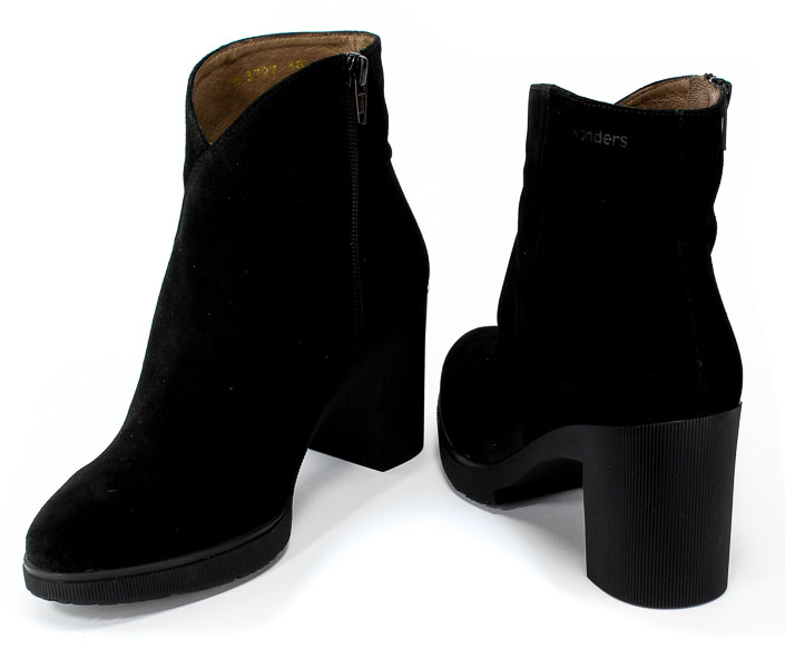 Botki Wonders M-3727 Veldry Negro Czarny