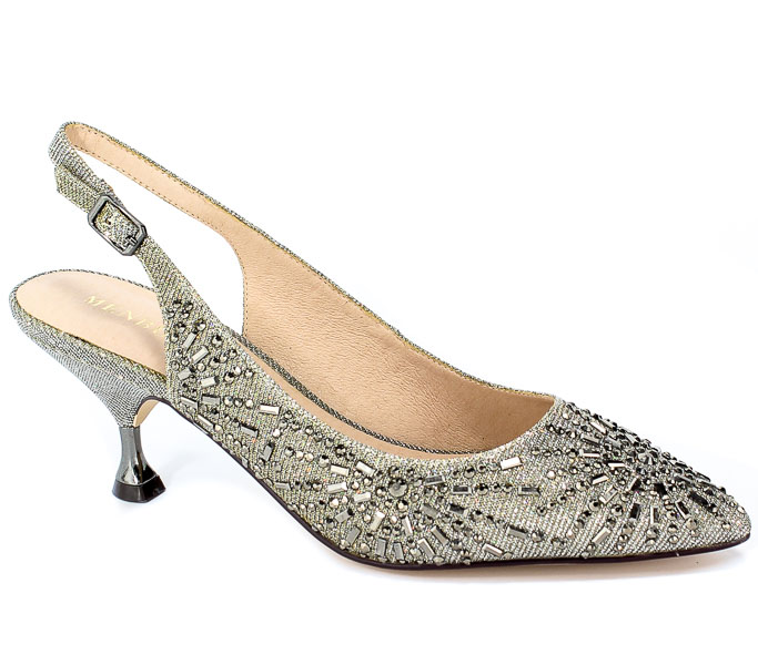 Sandały Menbur 20663 0071 Gris/Grey Srebrny