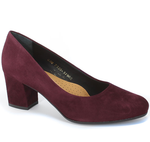 Czółenka Visconi 7325020/205 Bordo 23 Obl Fioletowy