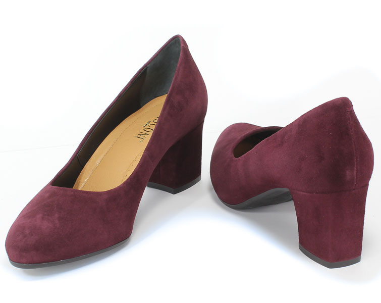 Czółenka Visconi 7325020/205 Bordo 23 Obl Fioletowy