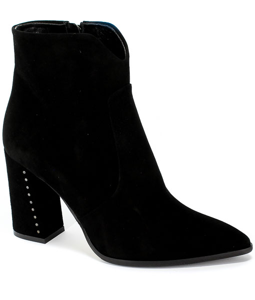 Botki Visconi 2617200/200 Nero Wel Koc Czarny