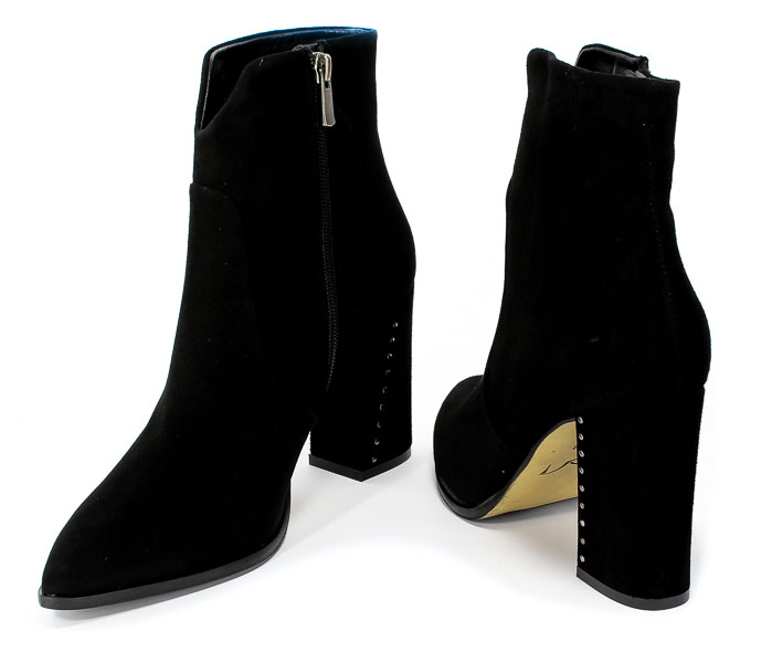 Botki Visconi 2617200/200 Nero Wel Koc Czarny