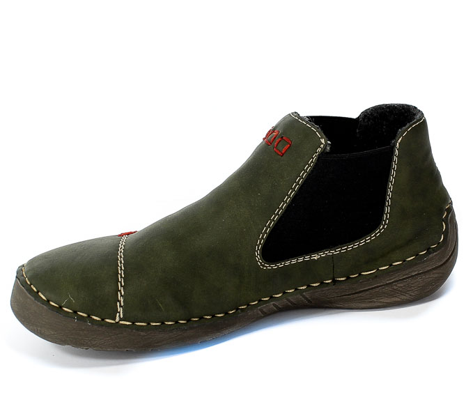 Trzewiki Rieker 52590-54 Green Zielony