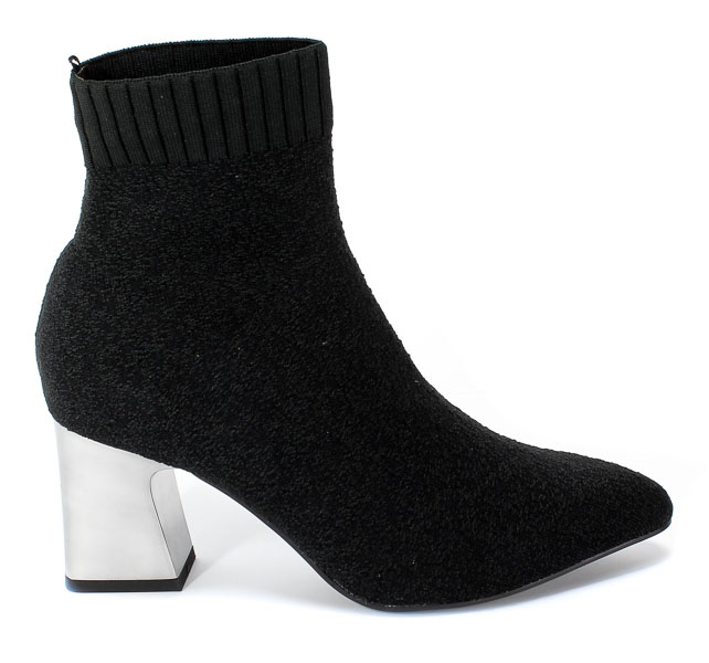 Botki Tamaris 1-25387-23 042 Black/Galva Czarny