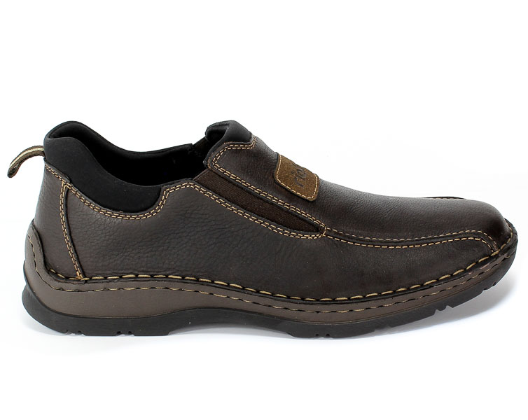 Półbuty Rieker 05363-25 Brown Brązowy