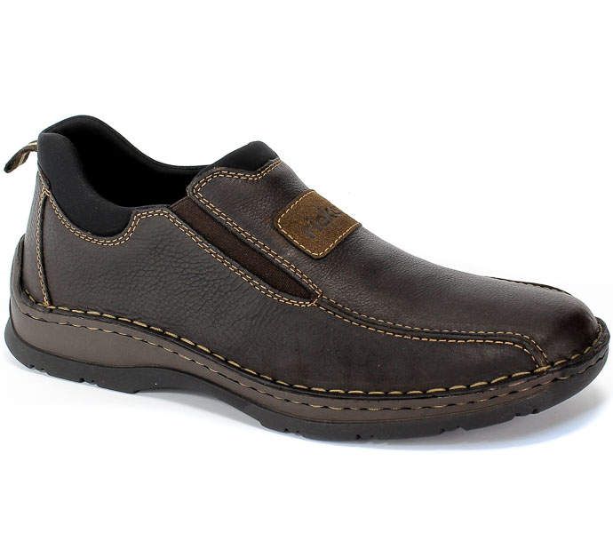 Półbuty Rieker 05363-25 Brown Brązowy