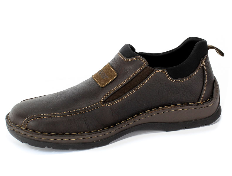 Półbuty Rieker 05363-25 Brown Brązowy