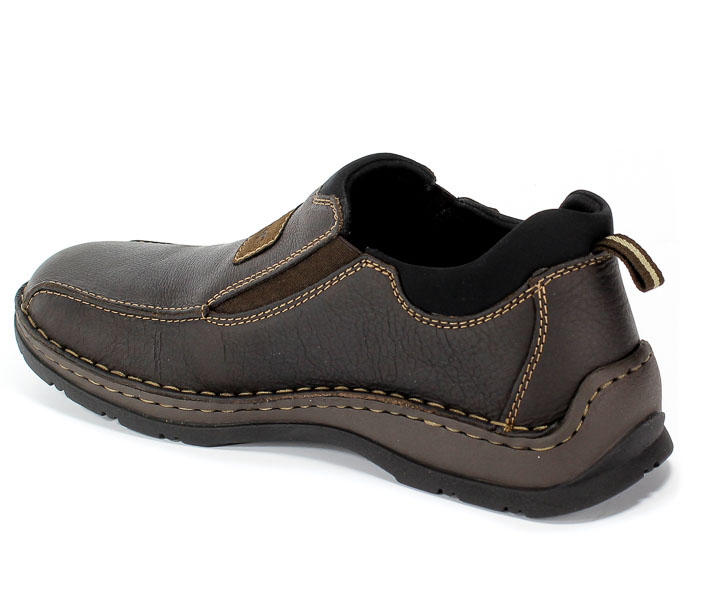 Półbuty Rieker 05363-25 Brown Brązowy
