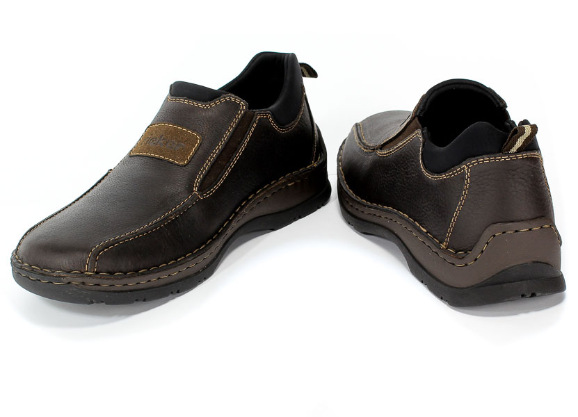 Półbuty Rieker 05363-25 Brown Brązowy