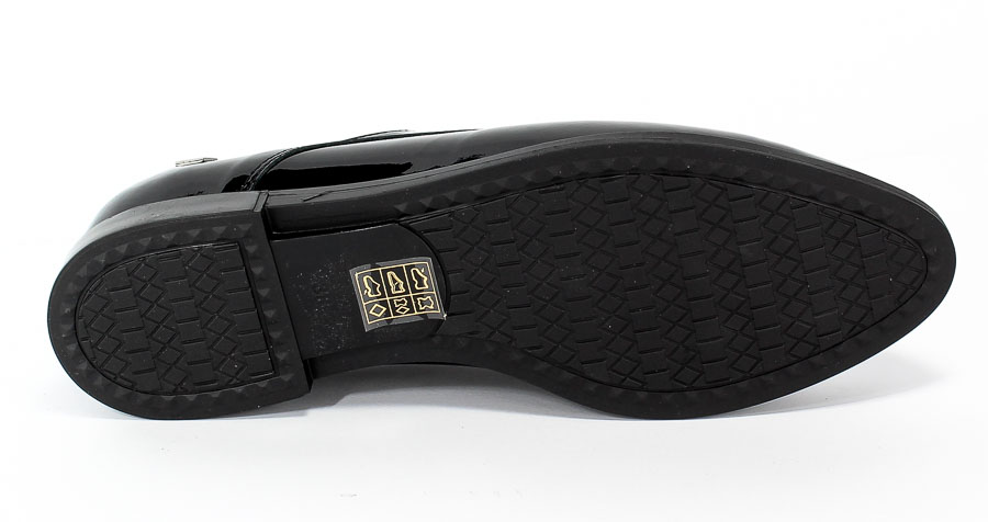 Półbuty Boccato 0395-42 18K 20 Black Patent Czarny