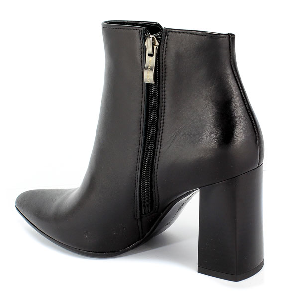 Botki Bravo Moda 2169 Czarna Skóra Czarny